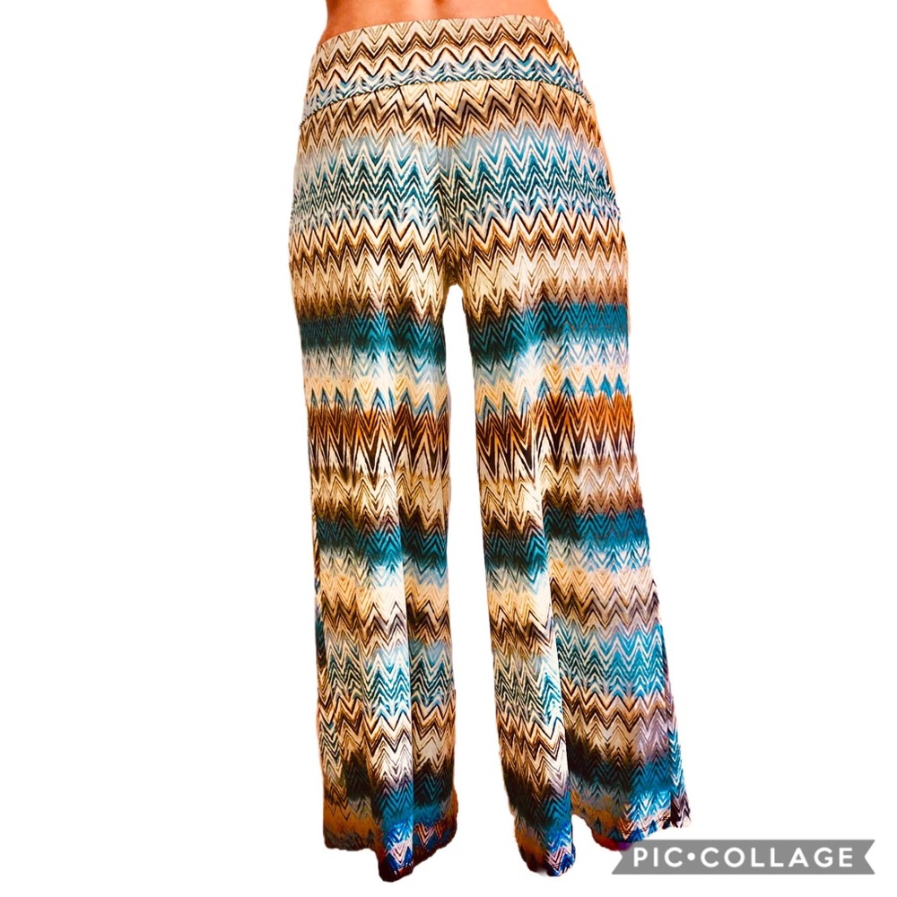 PALAZZO Zigzag PANTS Zac & Rachel S - Picture 3 of 7
